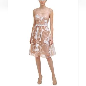 side lace dress Maya Side Cutout Lace Dress - OFF White main image 0